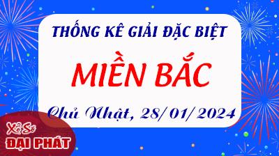 Thống Kê Giải Đặc Biệt Miền Bắc Hôm Nay Chủ Nhật Ngày 28/01/2024