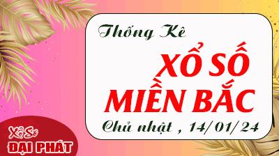 Thống Kê XSMB 14/01/2024 CN - Thống Kê Xổ Số Miền Bắc 30 Ngày
