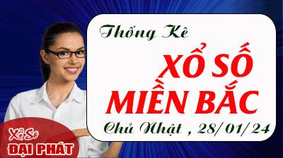 Thống Kê XSMB 28/01/2024 CN - Thống Kê Xổ Số Miền Bắc 30 Ngày