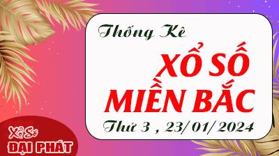 Thống Kê XSMB 23/01/2024 Thứ 3 - Thống Kê Xổ Số Miền Bắc 30 Ngày