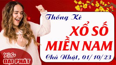 Thống Kê Xổ Số Miền Nam 01/10/2023 - Thống Kê XSMN Chủ Nhật