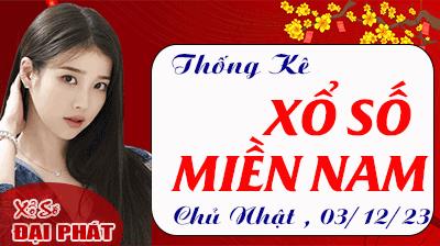 Thống Kê Xổ Số Miền Nam 03/12/2023 - Thống Kê XSMN Chủ Nhật