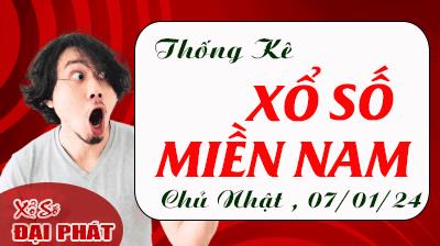 Thống Kê Xổ Số Miền Nam 07/01/2024 - Thống Kê XSMN Chủ Nhật