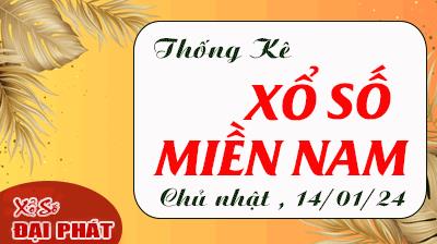 Thống Kê Xổ Số Miền Nam 14/01/2024 - Thống Kê XSMN Chủ Nhật