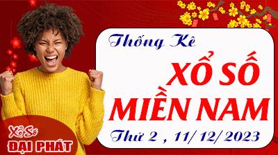 Thống Kê Xổ Số Miền Nam 11/12/2023 - Thống Kê XSMN Thứ 2