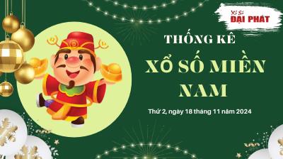 Thống Kê Xổ Số Miền Nam 18/11/2024 - Thống Kê XSMN Thứ 2