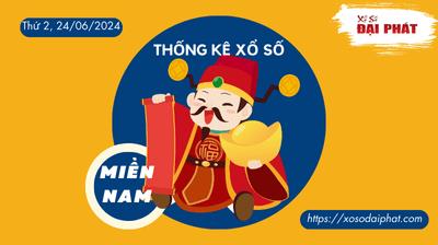 Thống Kê Xổ Số Miền Nam 24/06/2024 - Thống Kê XSMN Thứ 2