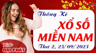 Thống Kê Xổ Số Miền Nam 25/09/2023 - Thống Kê XSMN Thứ 2