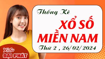 Thống Kê Xổ Số Miền Nam 26/02/2024 - Thống Kê XSMN Thứ 2