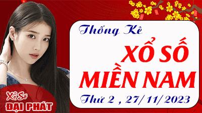 Thống Kê Xổ Số Miền Nam 27/11/2023 - Thống Kê XSMN Thứ 2