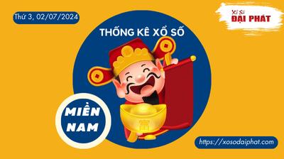 Thống Kê Xổ Số Miền Nam 02/07/2024 - Thống Kê XSMN Thứ 3