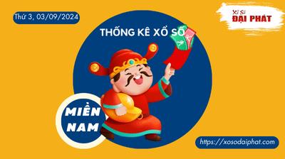 Thống Kê Xổ Số Miền Nam 03/09/2024 - Thống Kê XSMN Thứ 3