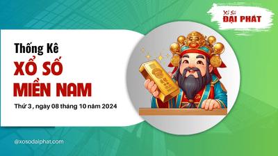 Thống Kê Xổ Số Miền Nam 08/10/2024 - Thống Kê XSMN Thứ 3