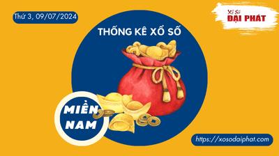 Thống Kê Xổ Số Miền Nam 09/07/2024 - Thống Kê XSMN Thứ 3