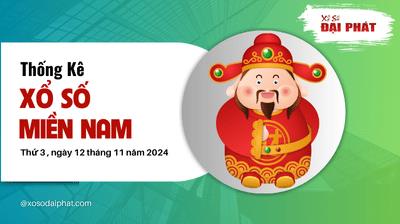 Thống Kê Xổ Số Miền Nam 12/11/2024 - Thống Kê XSMN Thứ 3