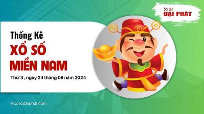 Thống Kê Xổ Số Miền Nam 24/09/2024 - Thống Kê XSMN Thứ 3