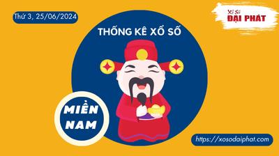 Thống Kê Xổ Số Miền Nam 25/06/2024 - Thống Kê XSMN Thứ 3