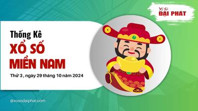 Thống Kê Xổ Số Miền Nam 29/10/2024 - Thống Kê XSMN Thứ 3