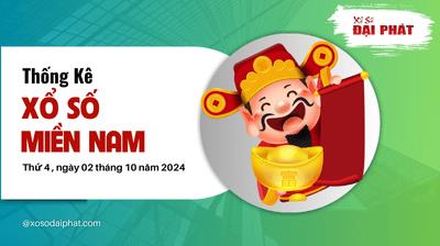 Thống Kê Xổ Số Miền Nam 02/10/2024 - Thống Kê XSMN Thứ 4