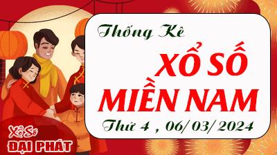 Thống Kê Xổ Số Miền Nam 06/03/2024 - Thống Kê XSMN Thứ 4