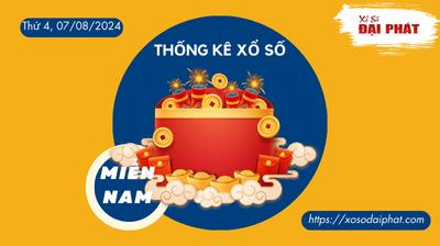 Thống Kê Xổ Số Miền Nam 07/08/2024 - Thống Kê XSMN Thứ 4