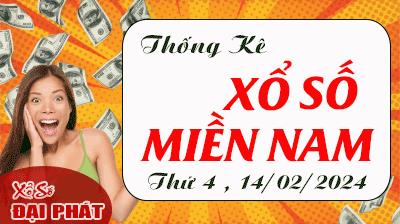 Thống Kê Xổ Số Miền Nam 14/02/2024 - Thống Kê XSMN Thứ 4