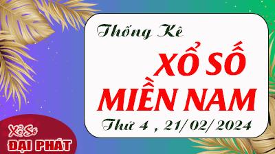 Thống Kê Xổ Số Miền Nam 21/02/2024 - Thống Kê XSMN Thứ 4