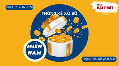 Thống Kê Xổ Số Miền Nam 21/08/2024 - Thống Kê XSMN Thứ 4