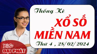 Thống Kê Xổ Số Miền Nam 28/02/2024 - Thống Kê XSMN Thứ 4