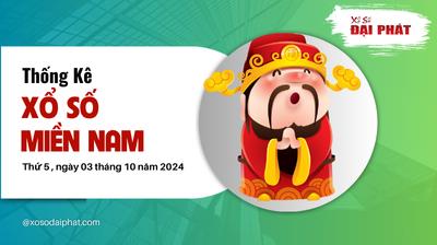 Thống Kê Xổ Số Miền Nam 03/10/2024 - Thống Kê XSMN Thứ 5