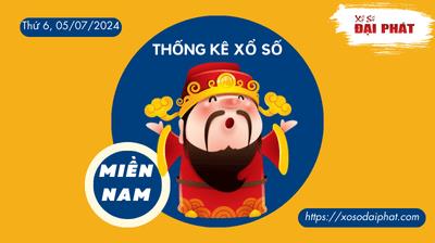 Thống Kê Xổ Số Miền Nam 05/07/2024 - Thống Kê XSMN Thứ 6