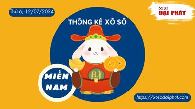 Thống Kê Xổ Số Miền Nam 12/07/2024 - Thống Kê XSMN Thứ 6