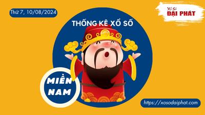 Thống Kê Xổ Số Miền Nam 10/08/2024 - Thống Kê XSMN Thứ 7