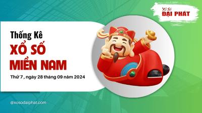 Thống Kê Xổ Số Miền Nam 28/09/2024 - Thống Kê XSMN Thứ 7