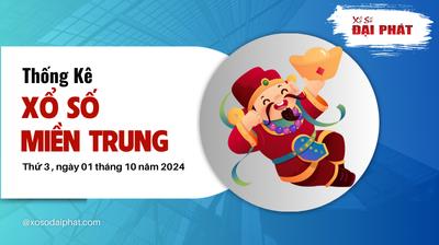 Thống Kê Xổ Số Miền Trung 01/10/2024 - Thống Kê XSMT Thứ 3