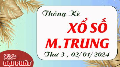 Thống Kê Xổ Số Miền Trung 02/01/2024 - Thống Kê XSMT Thứ 3