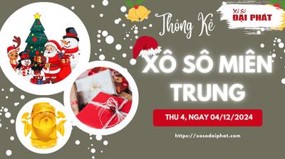 Thống Kê Xổ Số Miền Trung 04/12/2024 - Thống Kê XSMT Thứ 4