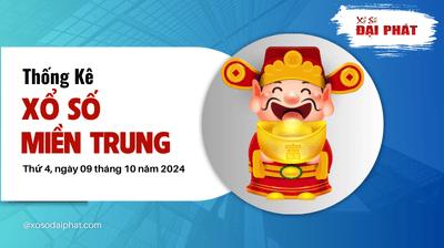 Thống Kê Xổ Số Miền Trung 09/10/2024 - Thống Kê XSMT Thứ 4