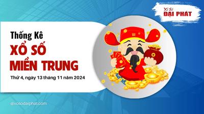 Thống Kê Xổ Số Miền Trung 13/11/2024 - Thống Kê XSMT Thứ 4