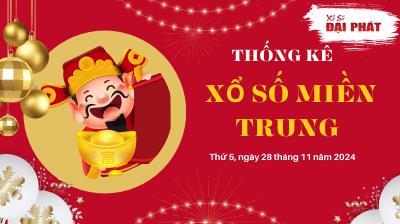 Thống Kê Xổ Số Miền Trung 28/11/2024 - Thống Kê XSMT Thứ 5