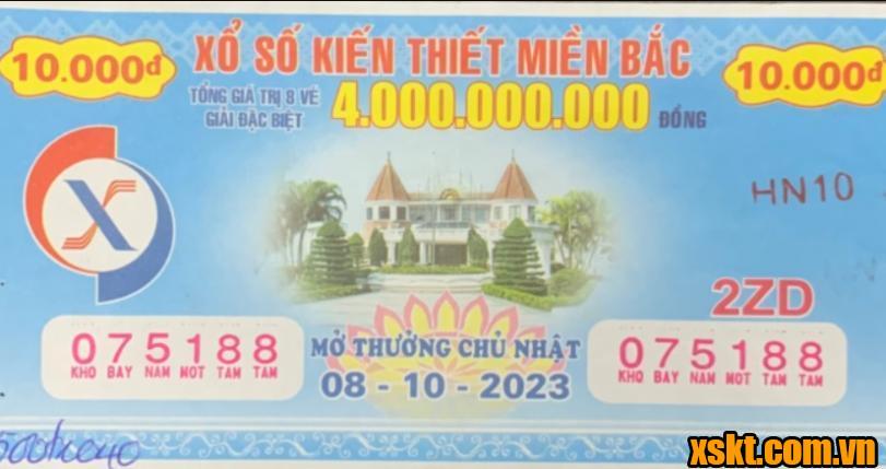 XSMB: Giải đặc biệt 500 triệ đồng kỳ vé ngày 08/10 đã tim được chủ nhân