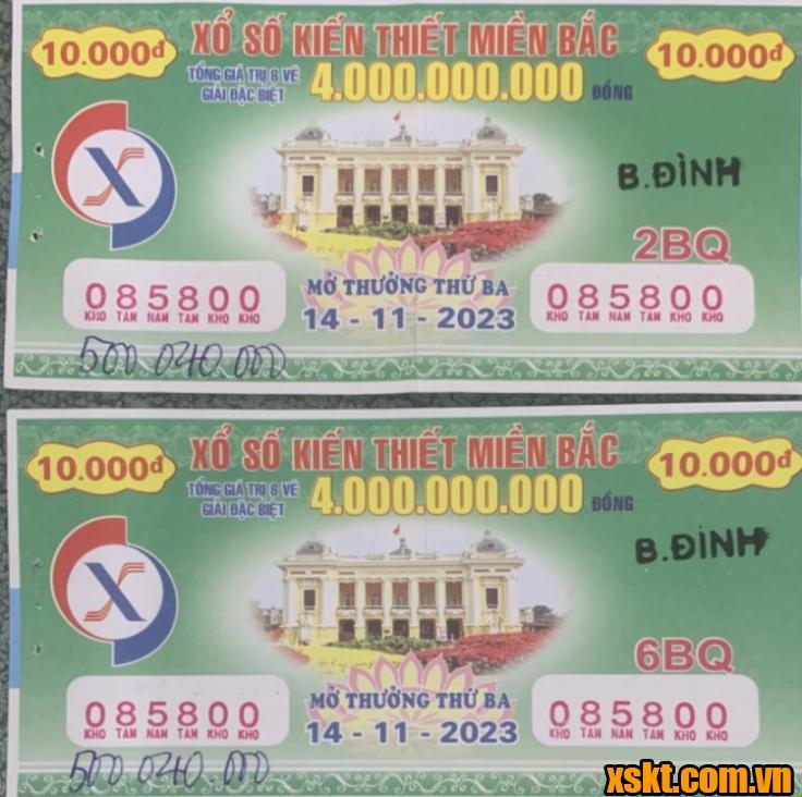 XSMB: Giải đặc biệt hơn 1,5 tỷ đồng kỳ vé ngày 14/11 đã tim được chủ nhân