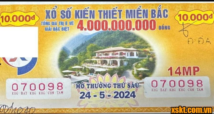 XSMB: Giải thưởng 500 triệu đồng thuộc về khách hàng ở Ba Đình Hà Nội