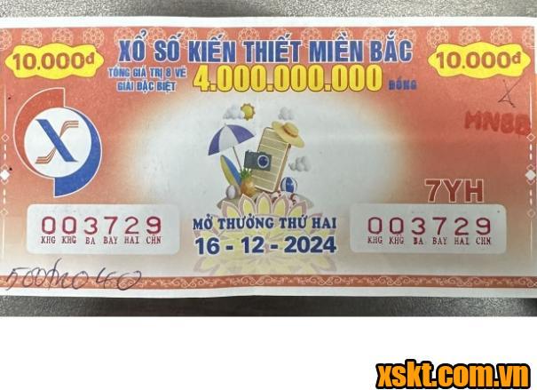 XSMB: Đã có khách hàng quận Hoàn Kiếm Hà Nội trúng 500 triệu đồng kỳ quay ngày 16/12